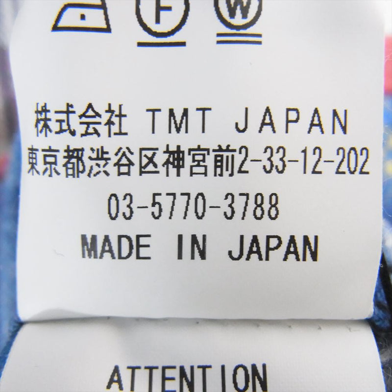 TMT ティーエムティー TSH-F18IN01 ORIGINAL CHECK SHIRTS オリジナル チェック シャツ ブルー系 M【美品】【中古】