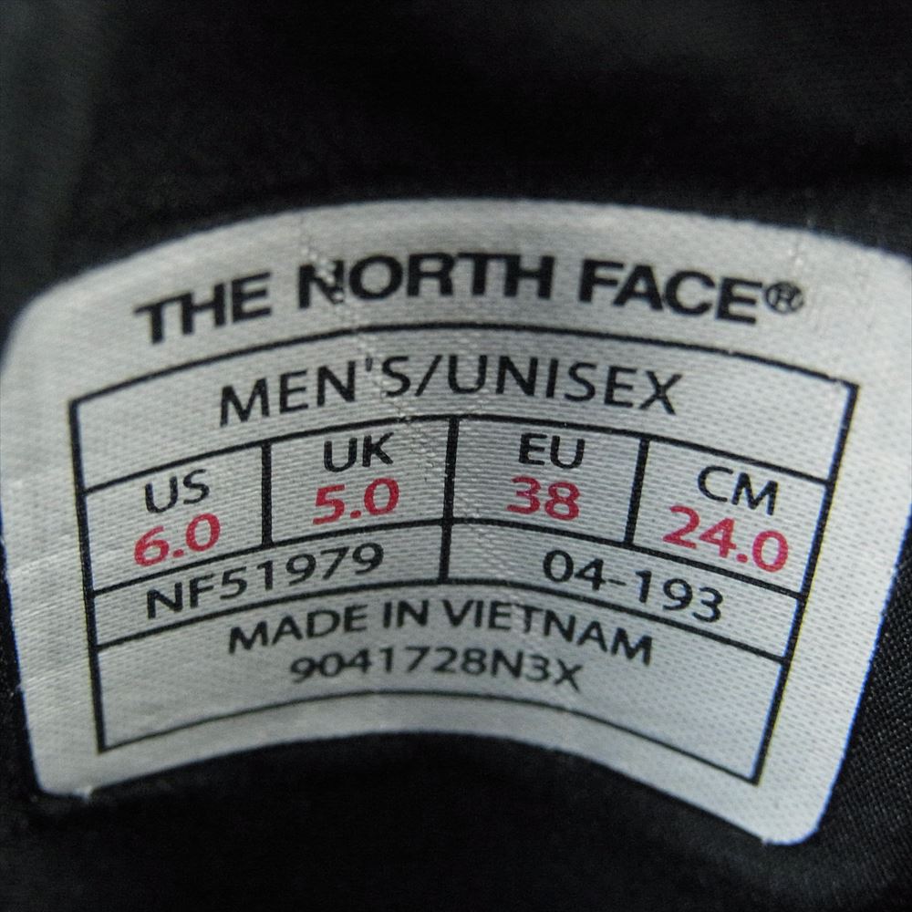 THE NORTH FACE ノースフェイス NF51979 Nuptse Bootie Wool 5 Short ヌプシ ブーティー ウール 5ショートブーツ ブラック系 24.0cm【中古】