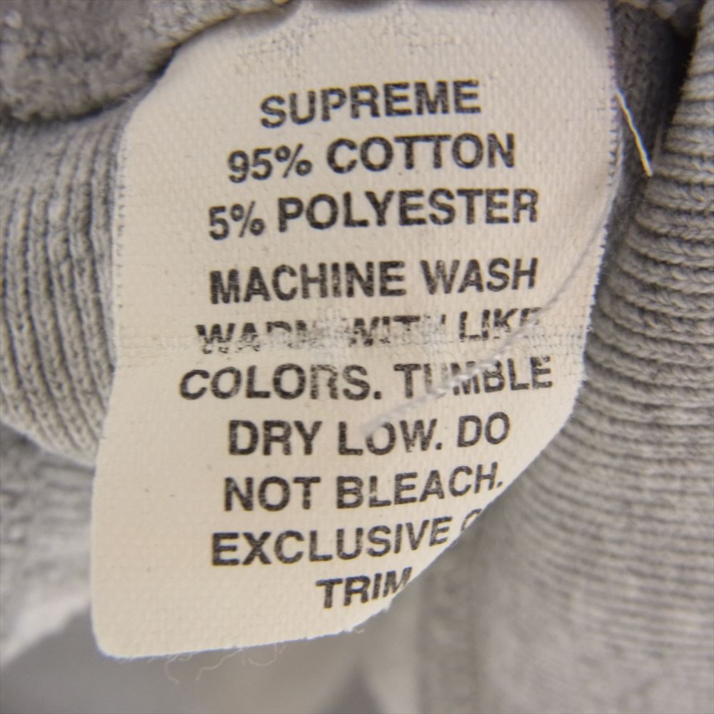 Supreme シュプリーム K.R.S. Hooded Sweatshirt 肉厚 ヘヴィーウェイト プルオーバー スウェット パーカー フーディー グレー系 M【中古】