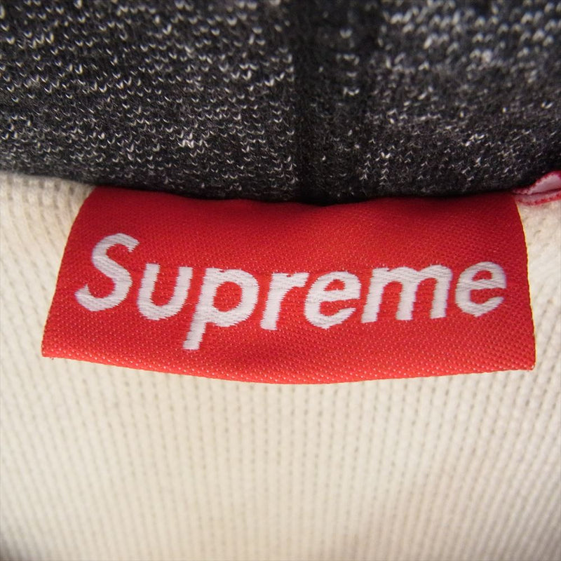 Supreme シュプリーム 10AW Arc Logo Thermal Zip Up Hoodie アーチ ロゴ サーマル ジップアップ フーディー パーカー ダークグレー系 L【中古】