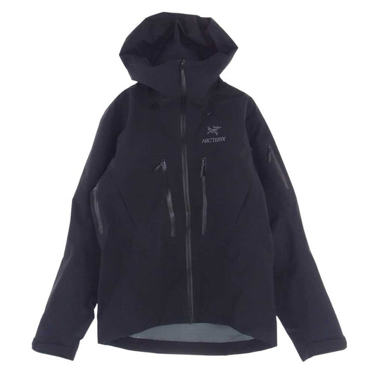 ARC'TERYX アークテリクス 23SS 2623X000007555 23AWモデル 国内正規品 BIRD AID付属 ALPHA SV JACKET GORE-TEX アルファ ゴアテックス マウンテン パーカー フード シェル ジャケット ブラック系 S【美品】【中古】