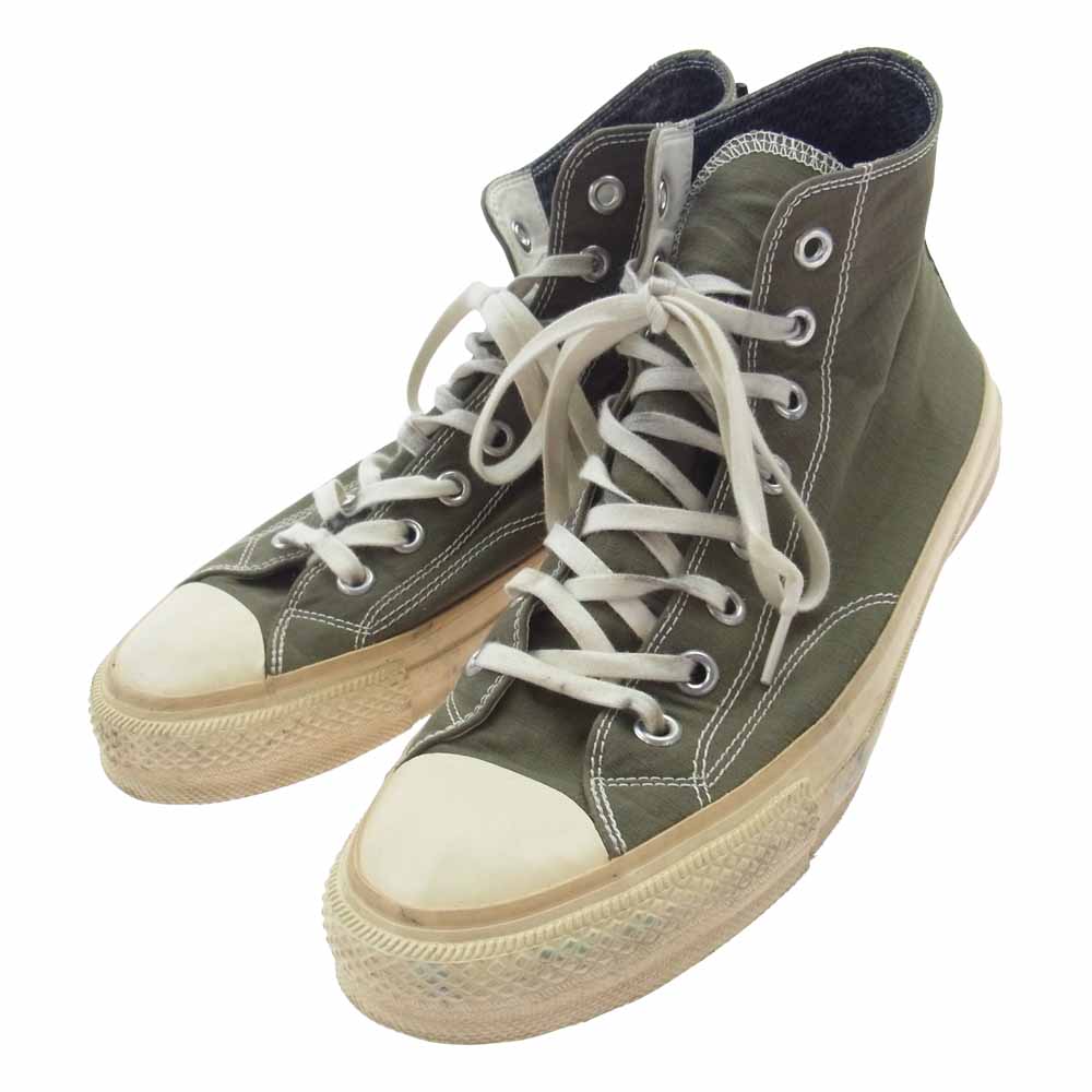 nonnative ノンネイティブ GORE-TEX ゴアテックス ハイカット キャンバス スニーカー  カーキ系 2【中古】