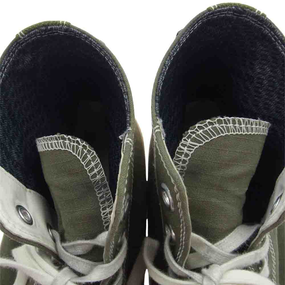 nonnative ノンネイティブ GORE-TEX ゴアテックス ハイカット キャンバス スニーカー  カーキ系 2【中古】