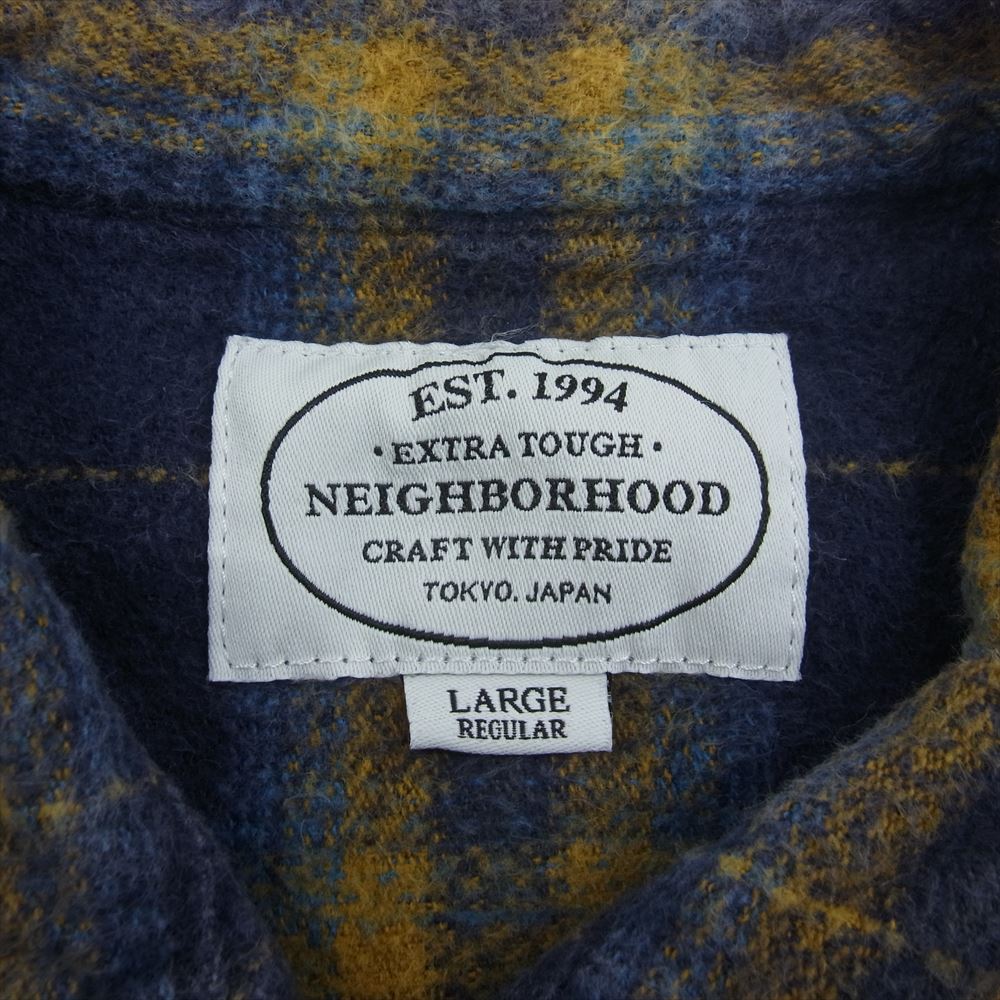 NEIGHBORHOOD ネイバーフッド 152ARNH-SHM03 オンブレ チェック ヘビー