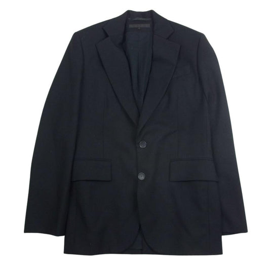 Veronique BRANQUINHO ヴェロニクブランキーノ 2B ウール テーラード ジャケット ブラック系 46【中古】