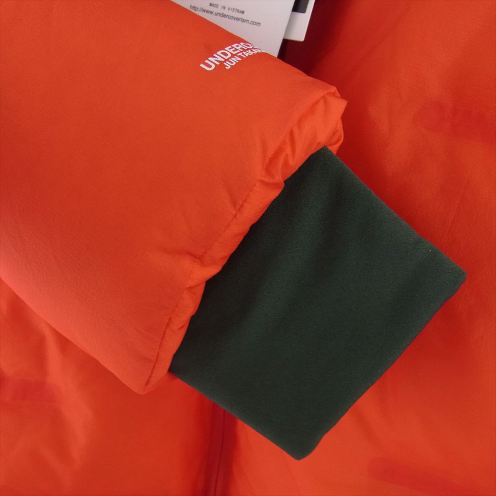 UNDERCOVER アンダーカバー 23AW NS2C4201 × The North Face ザ ノースフェイス SOUKUU CLOUD DOWN NUPSTE クラウド ヌプシ ダウン ジャケット  カーキ系 レッド系 M【美品】【中古】