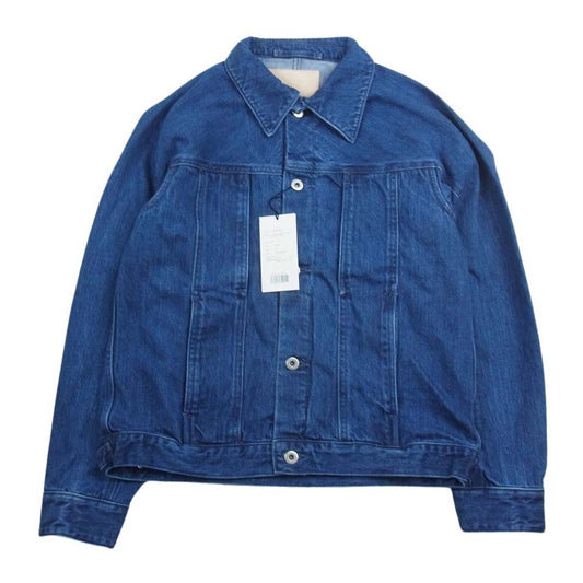 クオン 114JK040700 12.5oz Denim Trucker Jacket 12.5オンス デニム トラッカー ジャケット インディゴブルー系 36【新古品】【未使用】【中古】