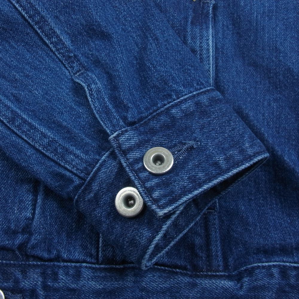 クオン 114JK040700 12.5oz Denim Trucker Jacket 12.5オンス デニム トラッカー ジャケット インディゴブルー系 36【新古品】【未使用】【中古】