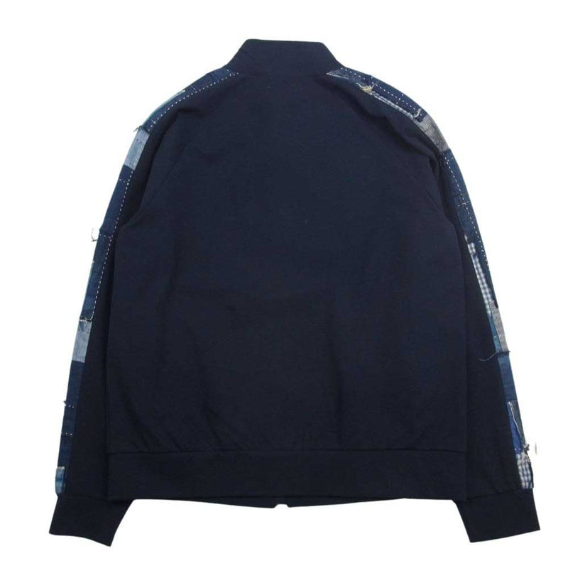 クオン 190JK0923H1 Track Jacket UPCYCLED BORO TYPE02 襤褸 アップサイクル トラック ジャケット ダークネイビー系 M【新古品】【未使用】【中古】