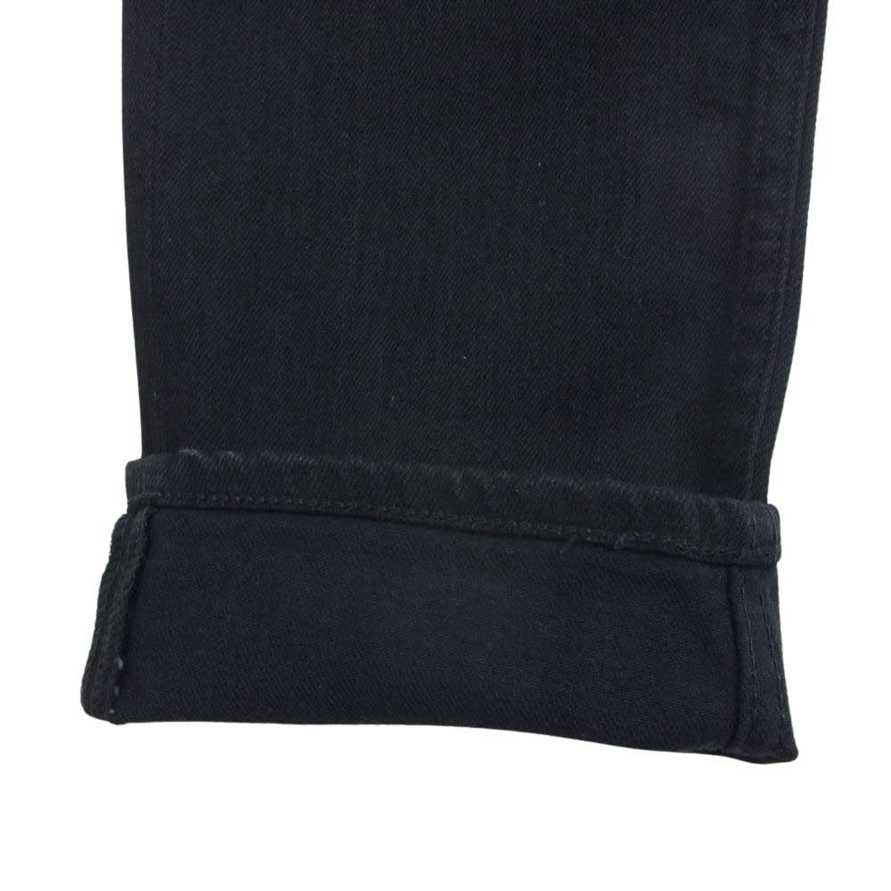 MINEDENIM マインデニム 2011-1001-96-322 KSL S.Slim STR 5pocket OWS デニム パンツ リペア クラッシュ 加工 ブラック系 9【新古品】【未使用】【中古】