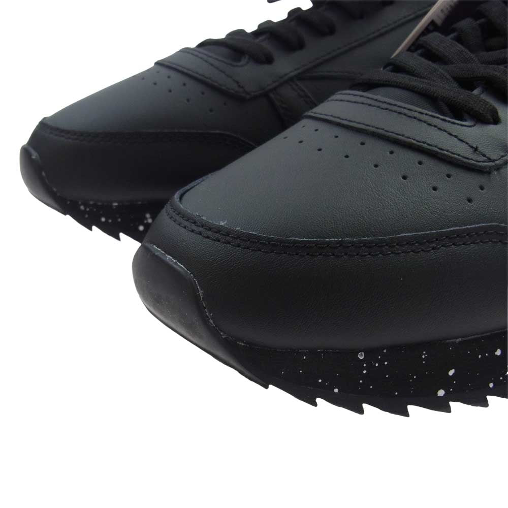Reebok リーボック H03870 CLASSIC LEATHER RIPPLE クラシックレザー リップル スニーカー ブラック系 28cm【新古品】【未使用】【中古】