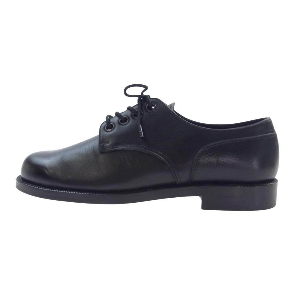三陽山長 1934004 INSPECTOR COMBI EX-LINE プレーントゥ レザー シューズ ブラック系 8【美品】【中古】