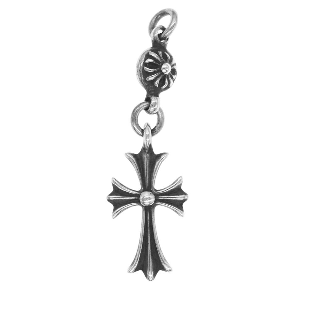CHROME HEARTS クロムハーツ（原本有） 1B TNY CH CRS 1BALL TINY CROSS 1ボール タイニー CHクロス オールド ペンダントトップ シルバー系【中古】