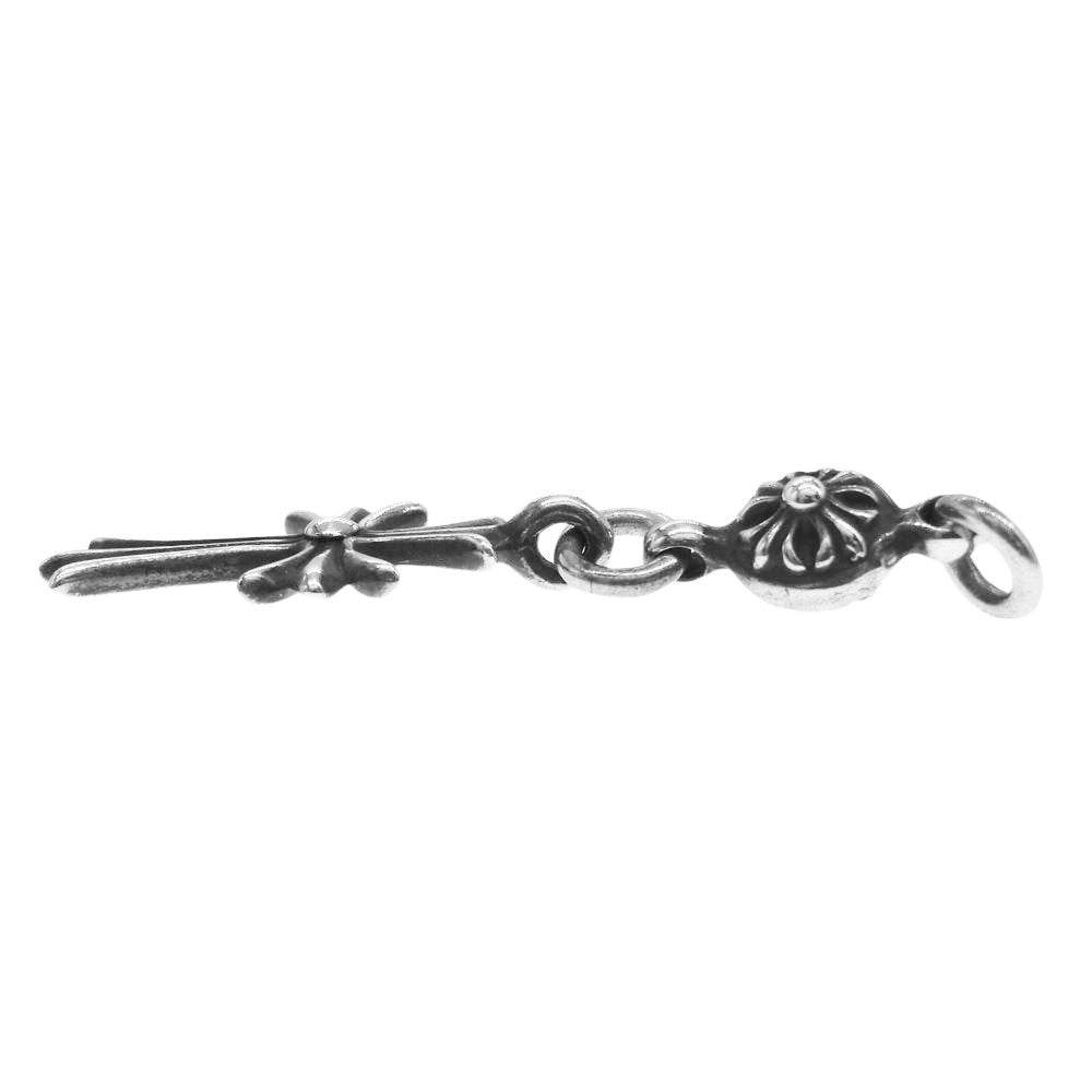 CHROME HEARTS クロムハーツ（原本有） 1B TNY CH CRS 1BALL TINY CROSS 1ボール タイニー CHクロス オールド ペンダントトップ シルバー系【中古】