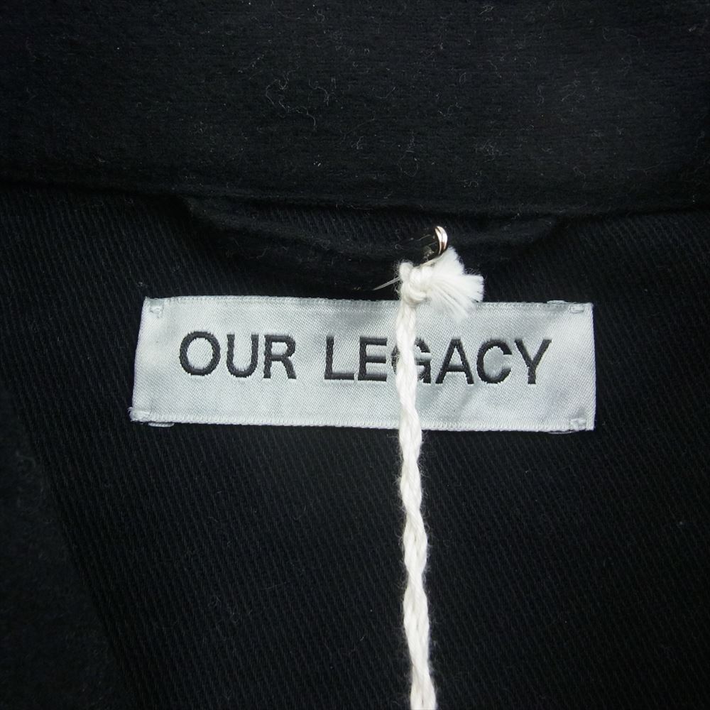 OUR LEGACY 21AW M4201EBBC  ポルトガル製 EVENING COACH JACKET BLACK BRUSHED COTTON モールスキン長袖 シャツ ジャケット ブラック系 48【中古】