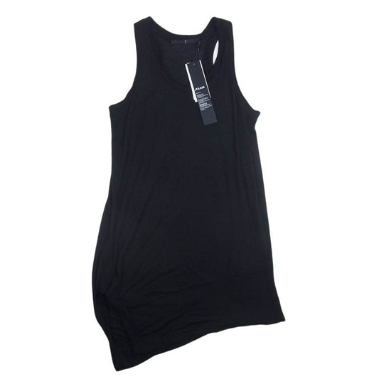 JULIUS ユリウス 13SS 427CUM3 Vandalism Drape Tank Top ドレープ タンクトップ ブラック系 1【中古】