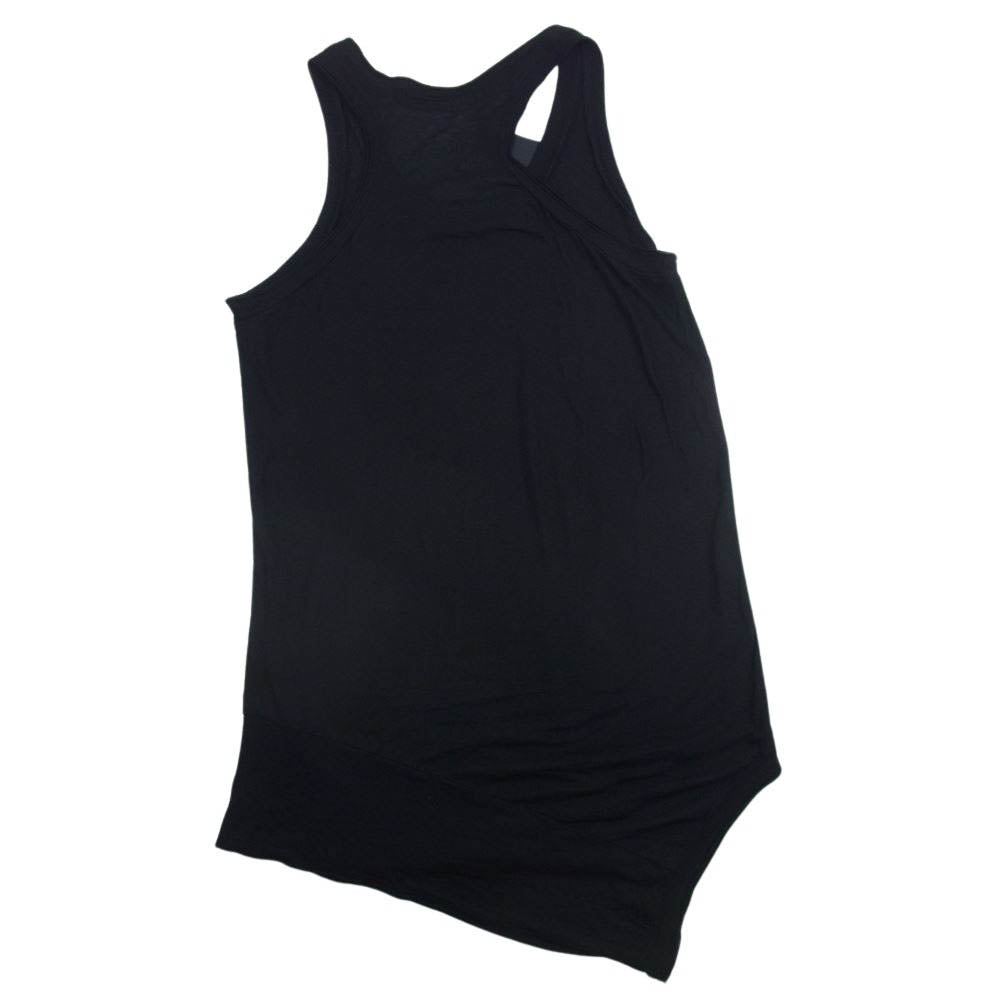 JULIUS ユリウス 13SS 427CUM3 Vandalism Drape Tank Top ドレープ タンクトップ ブラック系 1【中古】