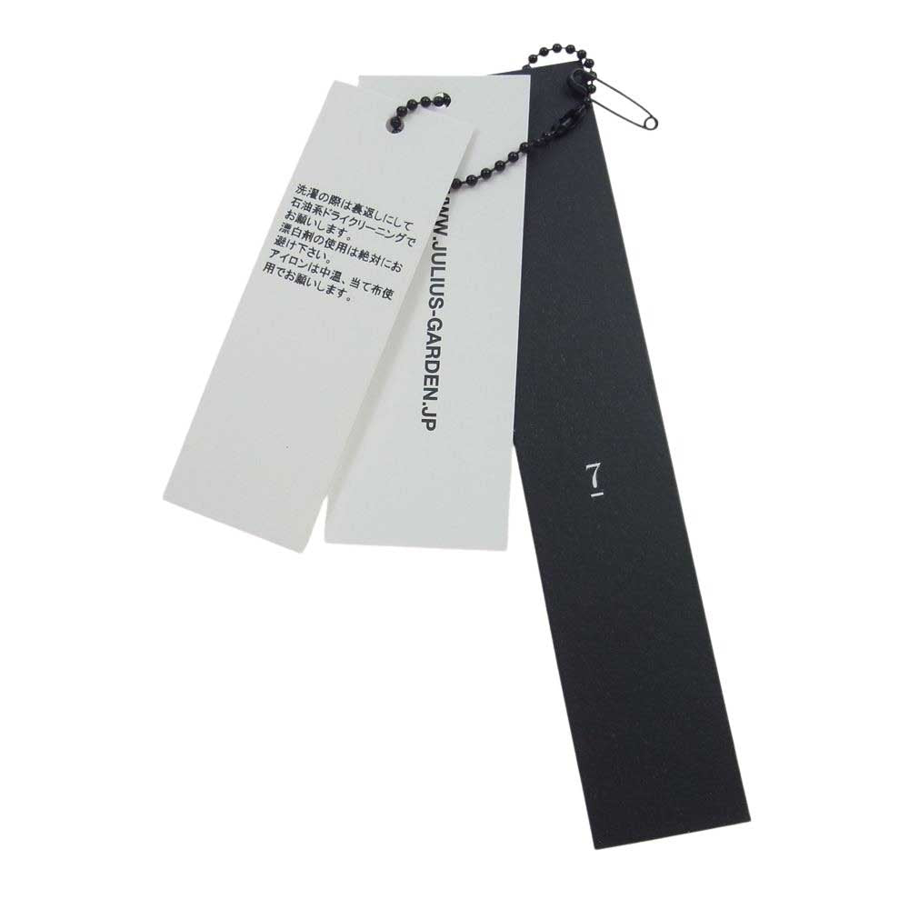 JULIUS ユリウス 17SS 577ACU16-2 AC-SILK JACQUARD リストバンド ブレスレット ver.1 ブラック系 F【美品】【中古】