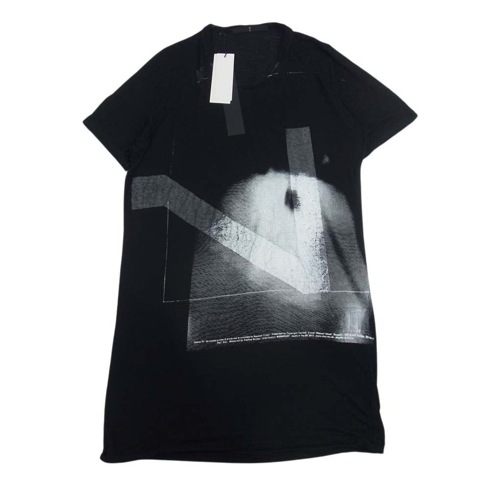 JULIUS ユリウス 13SS 417CUM13 Vandalism Graphic Top グラフィックプリント 半袖 Tシャツ カットソー ブラック系 1【中古】