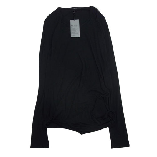 JULIUS ユリウス 440CUM11 MA_JULIUS エムエーユリウス NC-TENCEL ANGORA JERSEY テンセル アンゴラジャージー ツイステッド カットソー 長袖 Tシャツ ブラック系 1【中古】