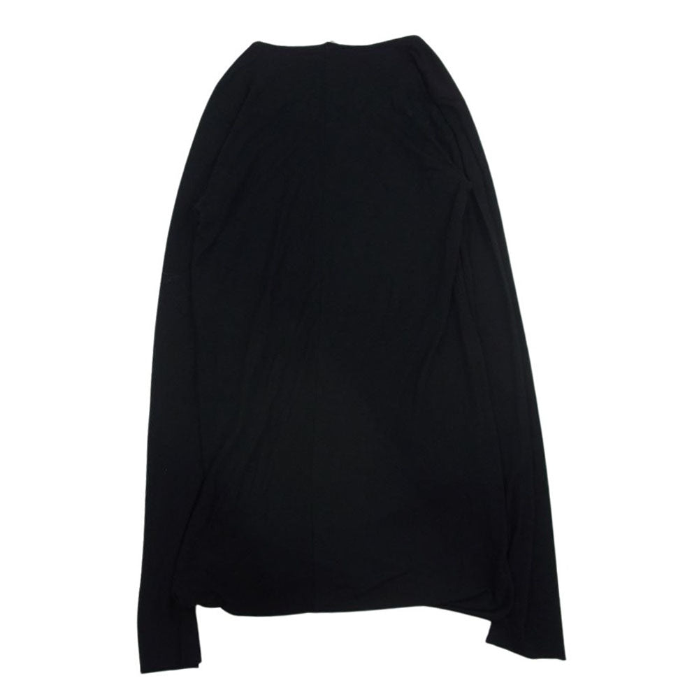 JULIUS ユリウス 440CUM11 MA_JULIUS エムエーユリウス NC-TENCEL ANGORA JERSEY テンセル アンゴラジャージー ツイステッド カットソー 長袖 Tシャツ ブラック系 1【中古】