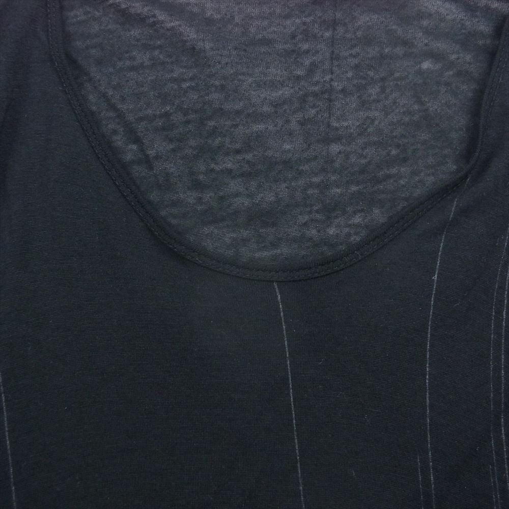 JULIUS ユリウス 13AW 437CUM13 NC-レーヨンジャージプリントカットソー 長袖 Tシャツ ブラック系 1【中古】