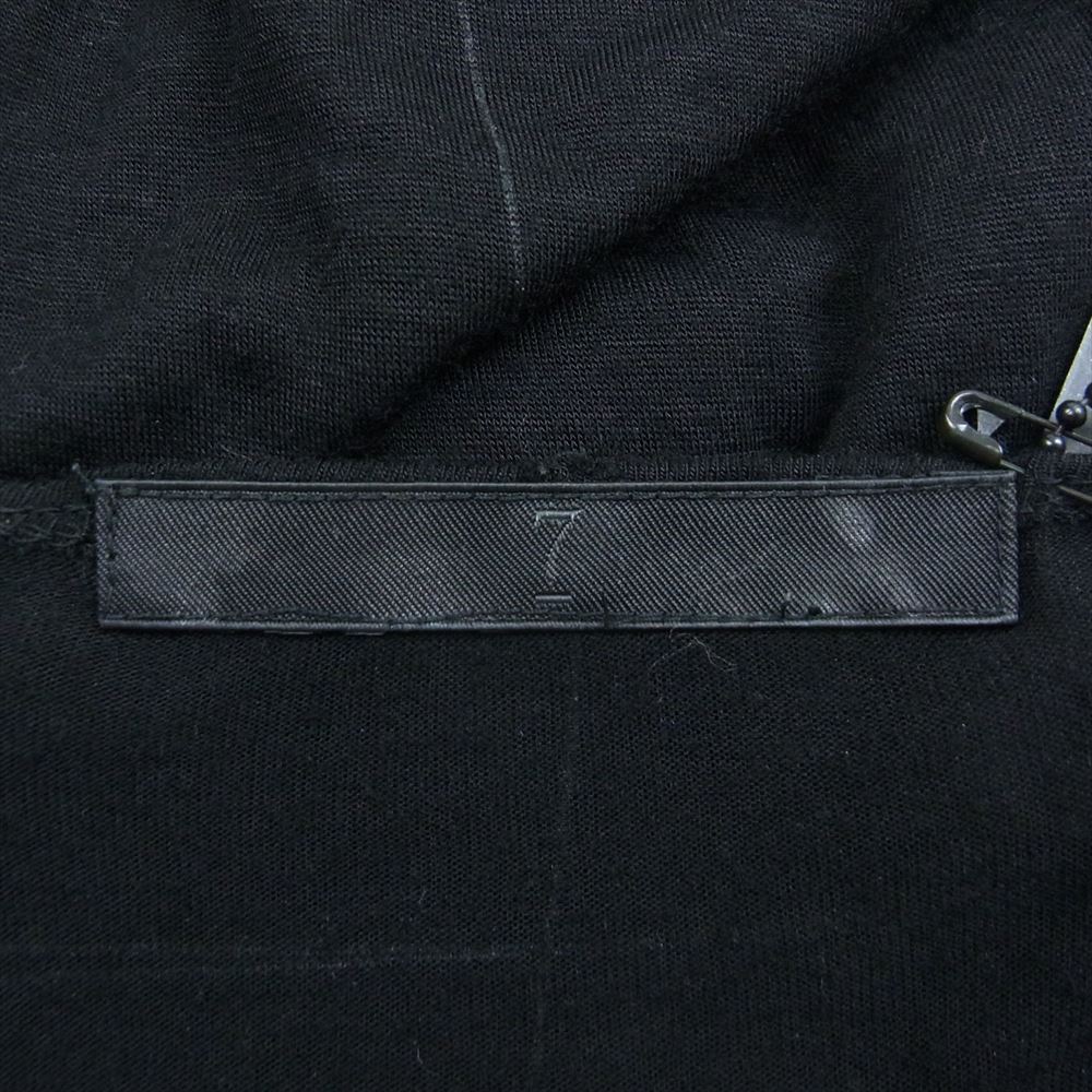 JULIUS ユリウス 13AW 437CUM13 NC-レーヨンジャージプリントカットソー 長袖 Tシャツ ブラック系 1【中古】