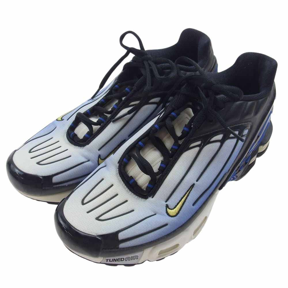 NIKE ナイキ CJ9684-001 AIR MAX PLUS 3 BLUE SPEED エアマックス プラス ブルー スピード スニーカー ブラック系 ブルー系 ホワイト系 30cm【中古】
