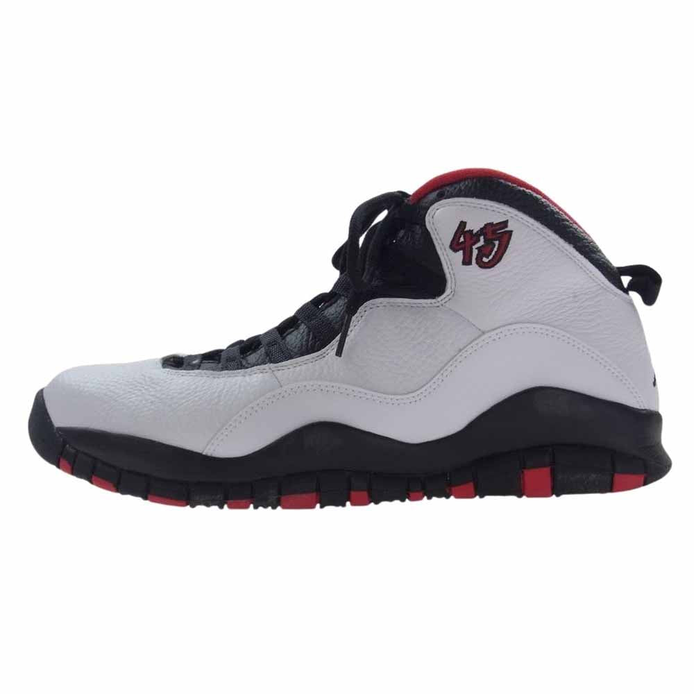 NIKE ナイキ 310805-102 Air Jordan 10 Retro Double Nickel AJ10 レトロ ダブルニッケル スニーカー ホワイト系 レッド系 31cm【中古】