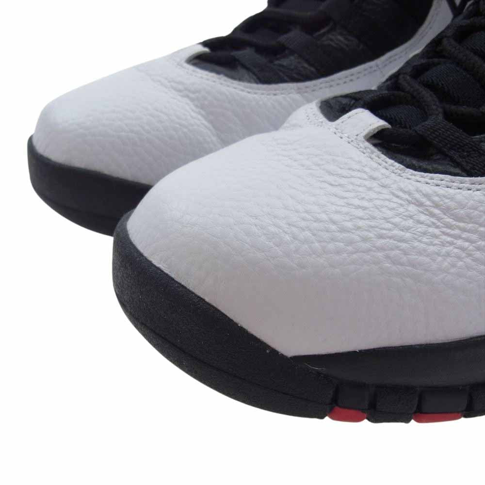 NIKE ナイキ 310805-102 Air Jordan 10 Retro Double Nickel AJ10 レトロ ダブルニッケル スニーカー ホワイト系 レッド系 31cm【中古】