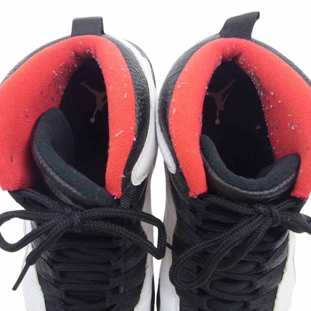 NIKE ナイキ 310805-102 Air Jordan 10 Retro Double Nickel AJ10 レトロ ダブルニッケル スニーカー ホワイト系 レッド系 31cm【中古】