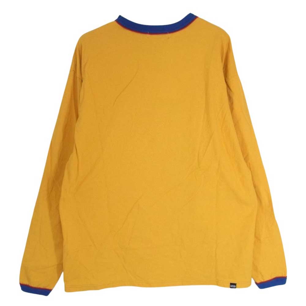 HYSTERIC GLAMOUR ヒステリックグラマー 23AW 02233CL02 VIXEN GIRL TEE ビクセンガール 長袖 Tシャツ ロンT イエロー系 L【中古】