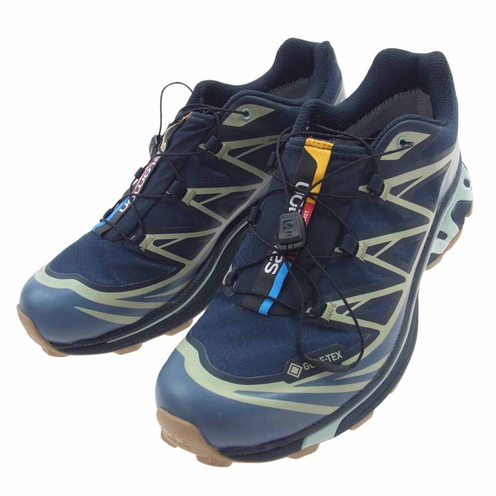salomon サロモン 472918 XT-6 GTX トレイル シューズ スニーカー ネイビー系 26.5cm【中古】