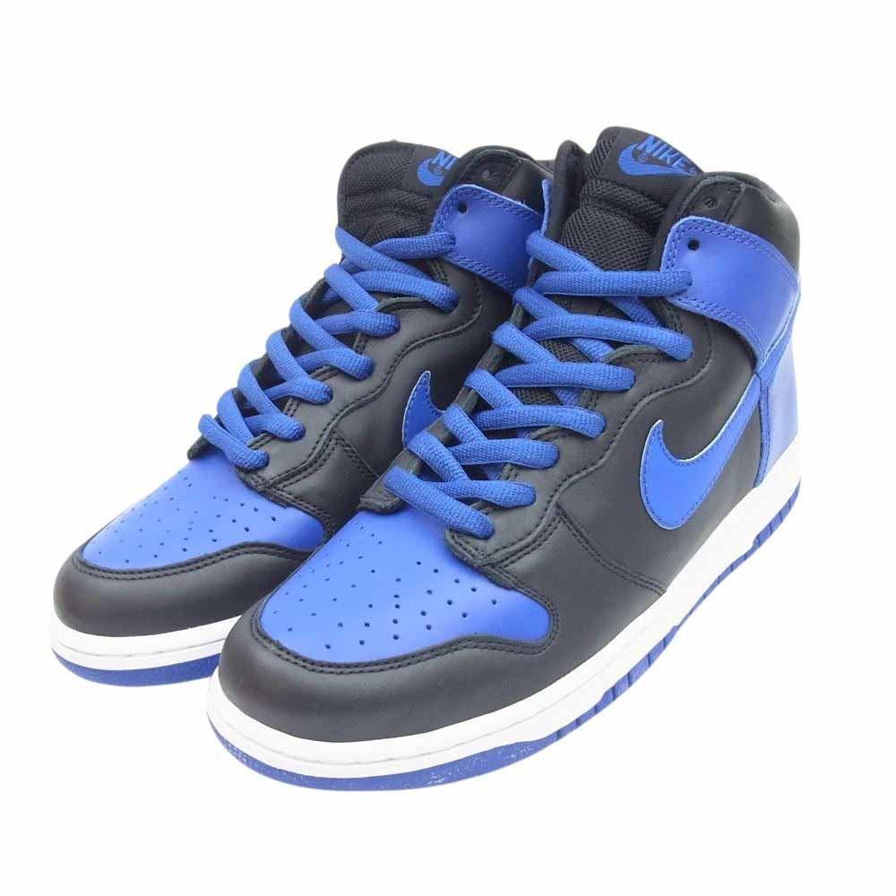NIKE ナイキ 308612-041  DUNK HIGH EU FOOT LOCKER 別注 ダンク ハイ ブラック系 ブルー系 28.5cm【中古】