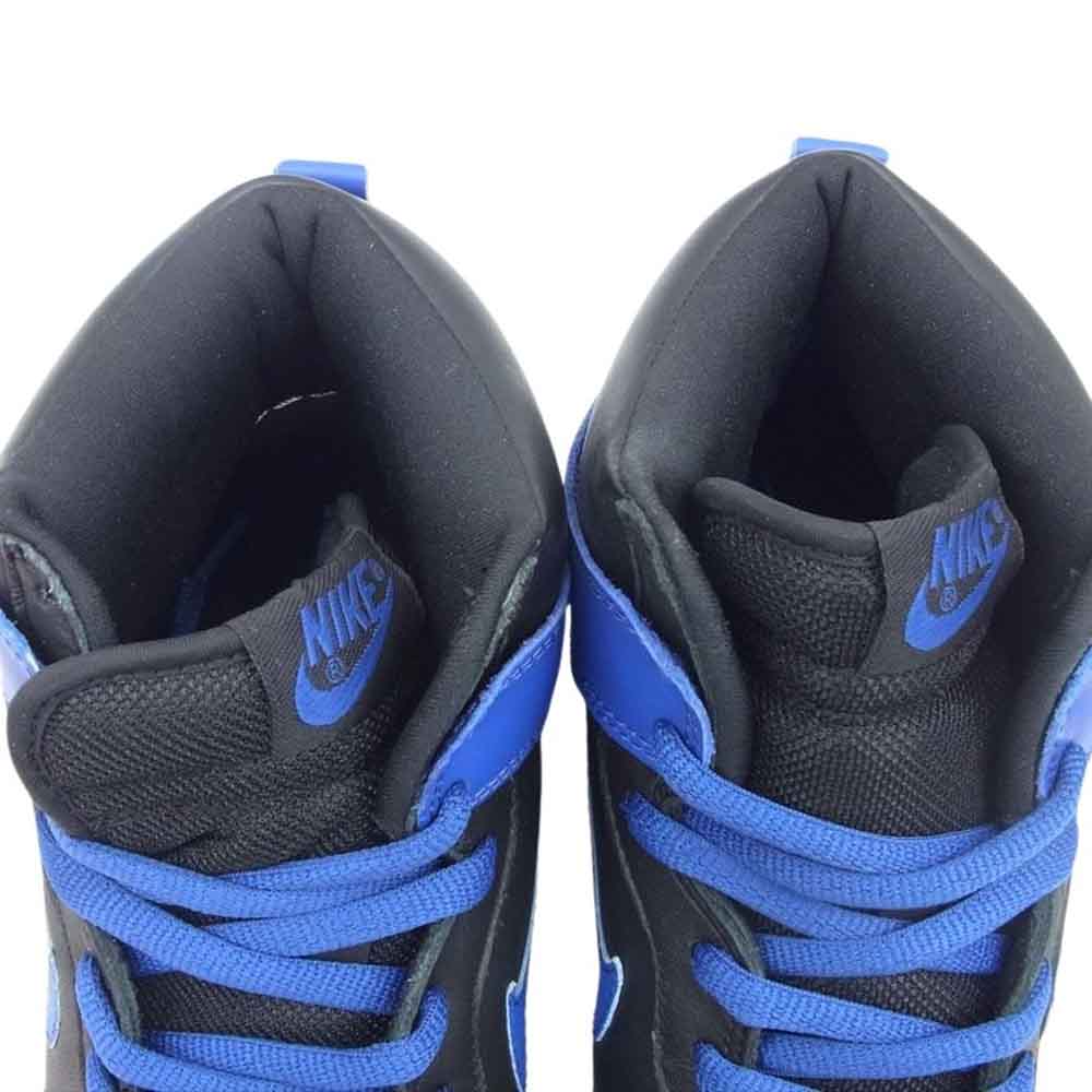 NIKE ナイキ 308612-041  DUNK HIGH EU FOOT LOCKER 別注 ダンク ハイ ブラック系 ブルー系 28.5cm【中古】