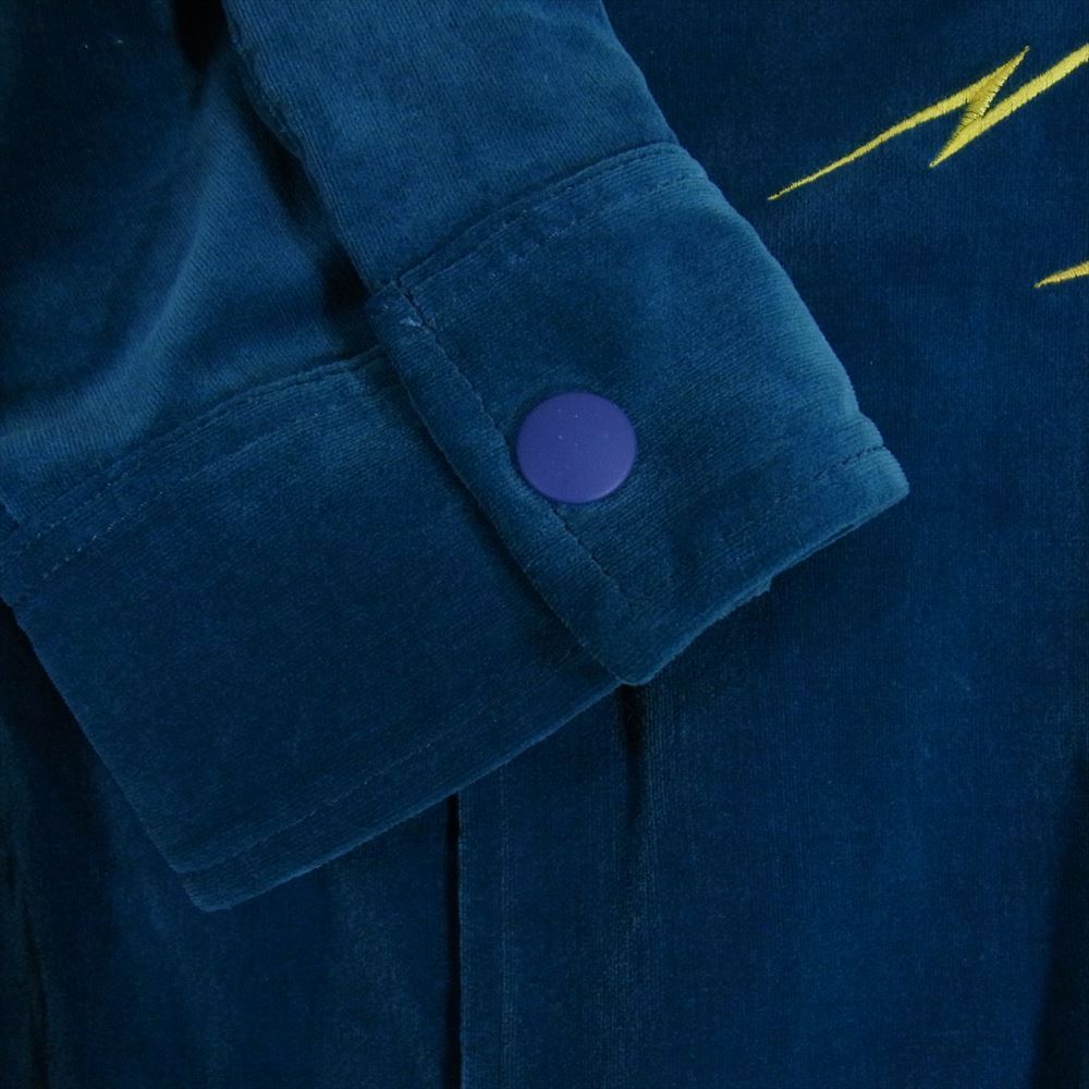 GAVIAL ガヴィル GVL-22AWT-0539 COTTON VELVET COACH JACKET コットン ベルベット ベロア コーチ ジャケット ブルー系 XL【新古品】【未使用】【中古】