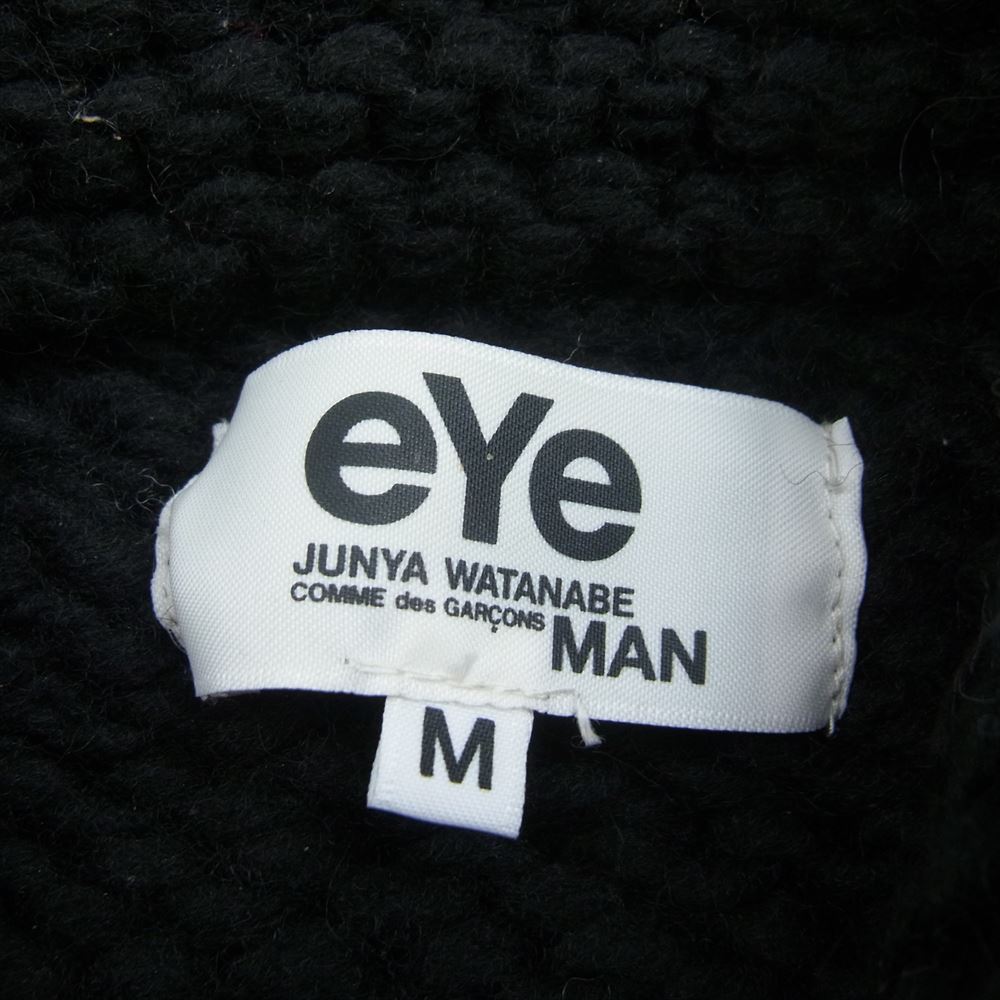 JUNYA WATANABE COMME des GARCONS MAN ジュンヤワタナベコムデギャルソンマン WN-N901 eYe AD2014 アイ カウチン ニット ベスト ブラック系 M【中古】