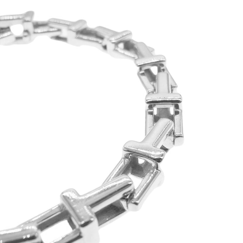 TIFFANY&Co. ティファニー Tチェーン Tナロー ブレスレット シルバー系