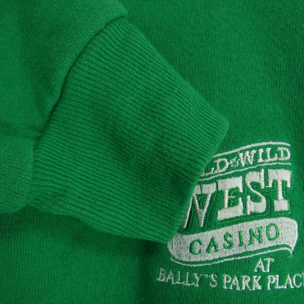 Lee リー 90s 90年 WILD WEST エンブロイダリー 刺繍 スウェット グリーン系 XL【中古】