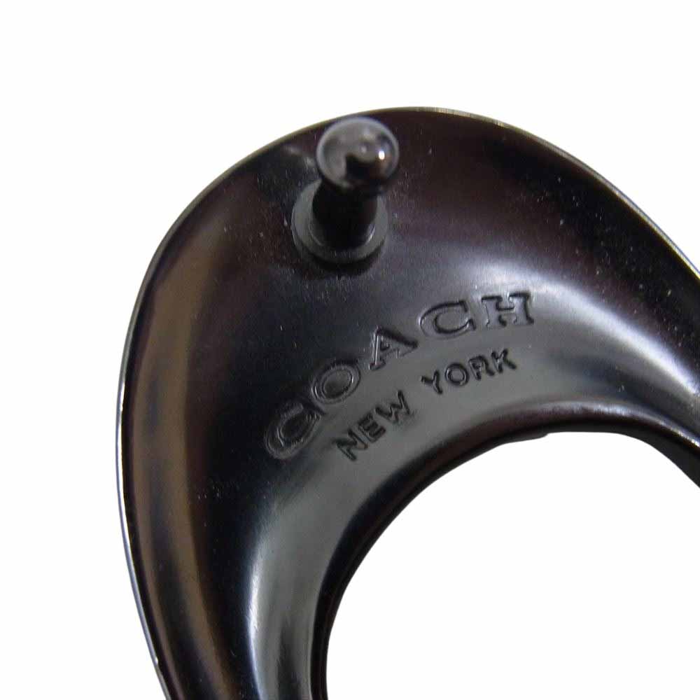 COACH コーチ C バックル レザー ベルト ブラウン系【中古】