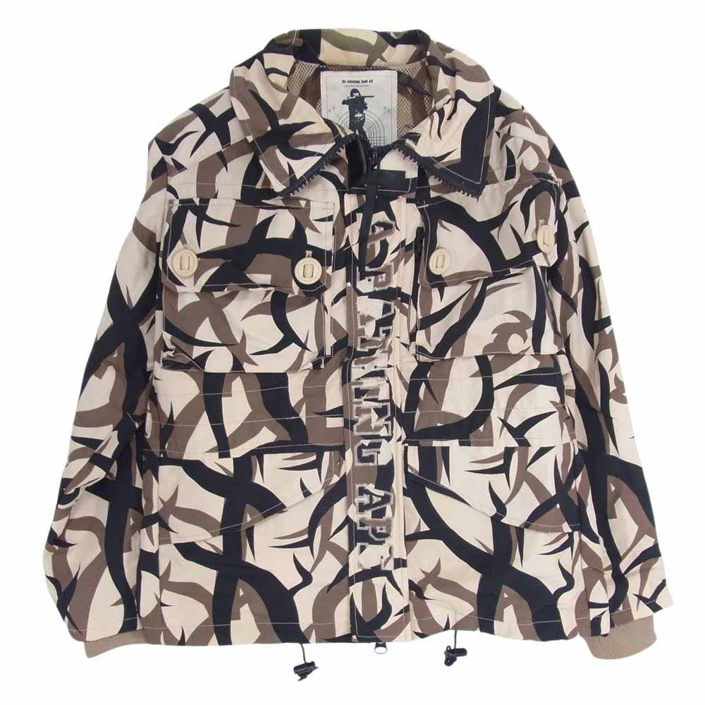 A BATHING APE アベイシングエイプ トライバルカモ ミリタリー ジャケット ブラウン系 M【中古】