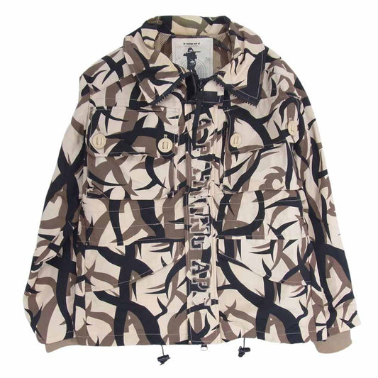 A BATHING APE アベイシングエイプ トライバルカモ ミリタリー ジャケット ブラウン系 M【中古】