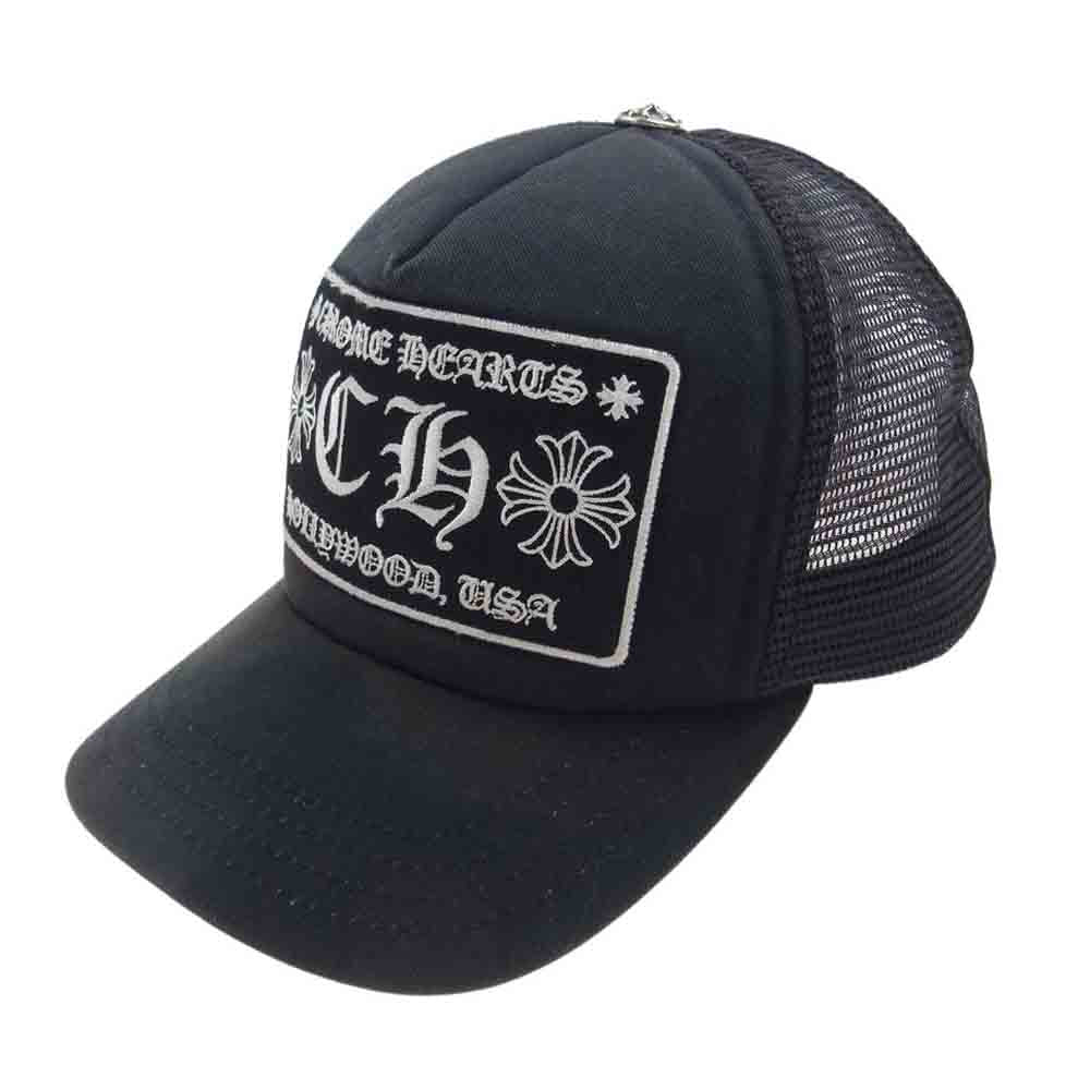 CHROME HEARTS クロムハーツ（原本無） TRUCKER CAP CH トラッカー メッシュ キャップ ブラック系【中古】