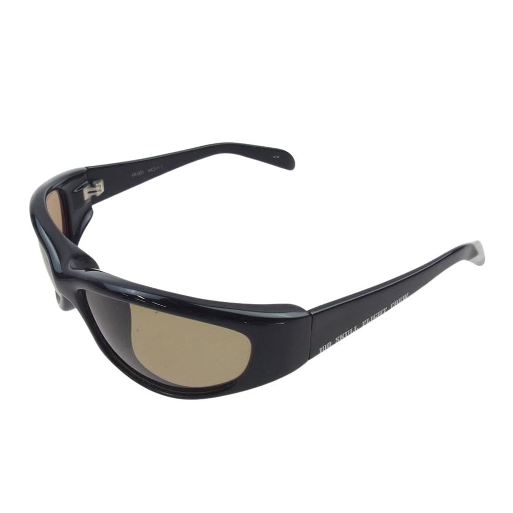 スカルフライト FR-001 180シェード 偏光レンズ サングラス ブラック系 64□17【中古】