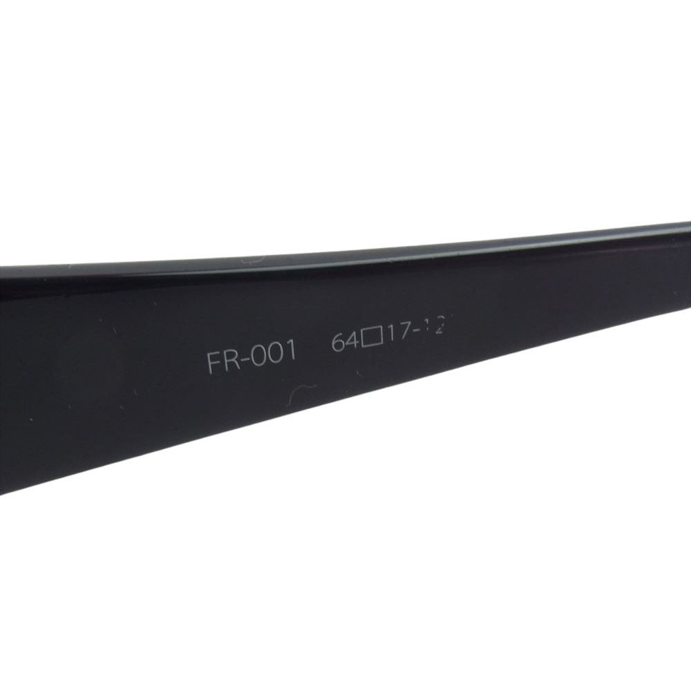 スカルフライト FR-001 180シェード 偏光レンズ サングラス ブラック系 64□17【中古】