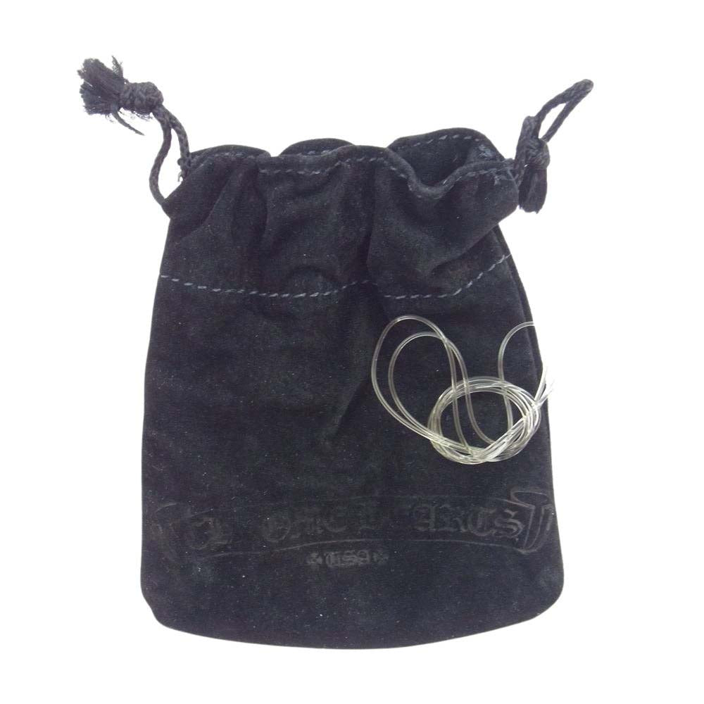 CHROME HEARTS クロムハーツ（原本無） BEAD クロスボール ビーズ ブレスレット 4mm ターコイズ エメラルドグリーン系【中古】