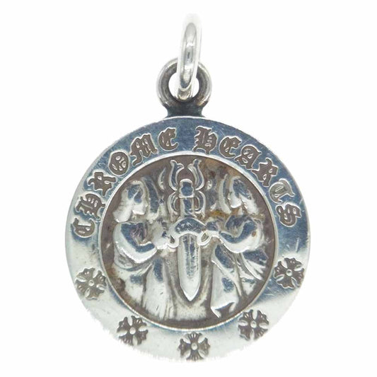 CHROME HEARTS クロムハーツ（原本無） CHRM ANGL MDL エンジェルメダル チャーム V2 ペンダントトップ【中古】