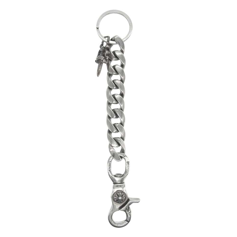 CHROME HEARTS クロムハーツ（原本無） CLP CHN CLASSIC-L クリップ クラシックリンク ロング キーチェーン ダガー付き シルバー系【中古】