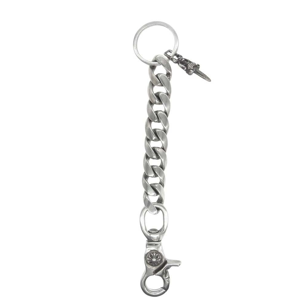 CHROME HEARTS クロムハーツ（原本無） CLP CHN CLASSIC-L クリップ クラシックリンク ロング キーチェーン ダガー付き シルバー系【中古】