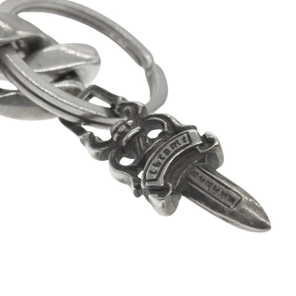 CHROME HEARTS クロムハーツ（原本無） CLP CHN CLASSIC-L クリップ クラシックリンク ロング キーチェーン ダガー付き シルバー系【中古】